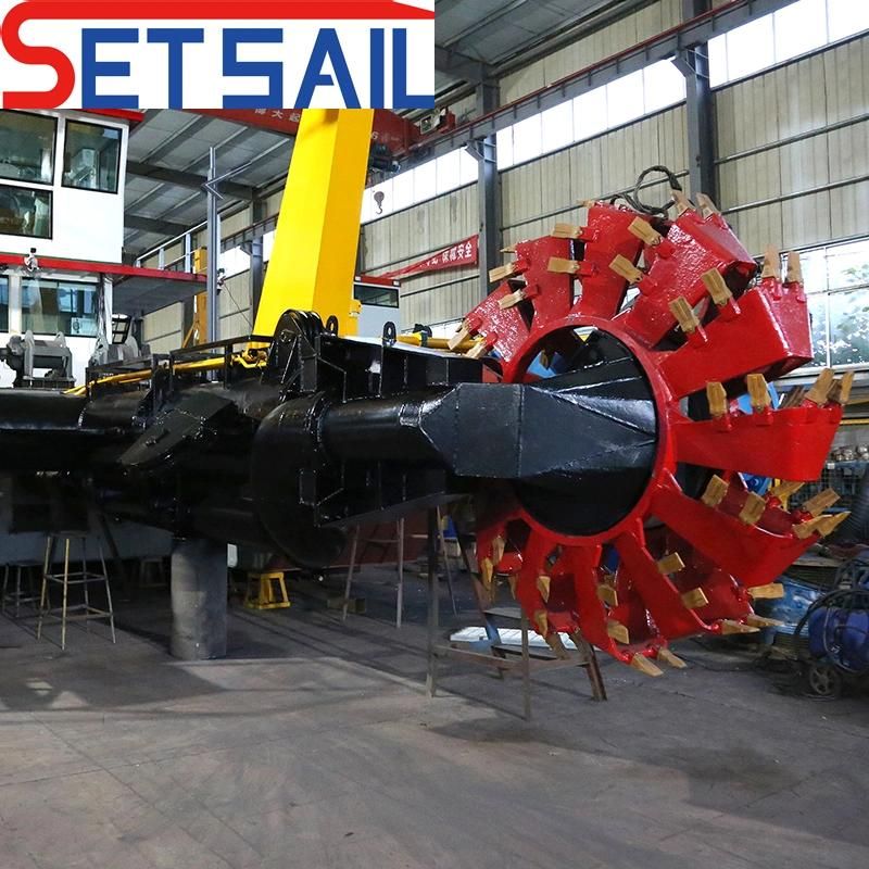 High Quality Sand Pump Wheel Bucket Mud Dredger with Diesel Engine