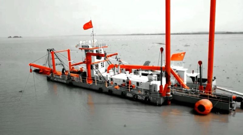 High Powered Hydraulic Diesel Engine Cutter Suction Dredger Machine for River Sand/Gravels