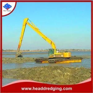 River Sand Dredging Equipment Amphibious Excavator