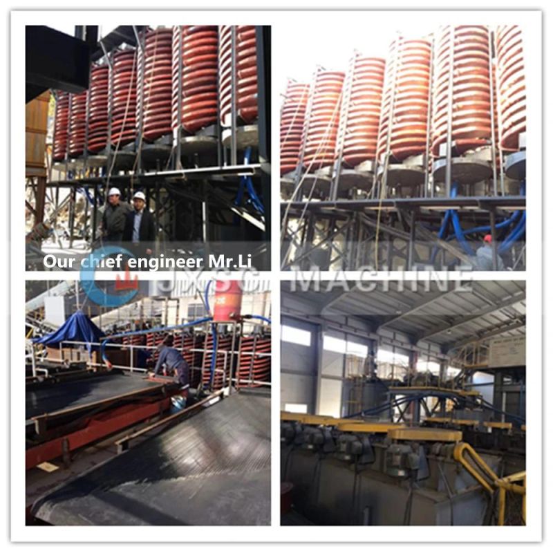 Australian Project 250tph Ilmenite Processing Plant Spiral Concentrator Mining Equipment