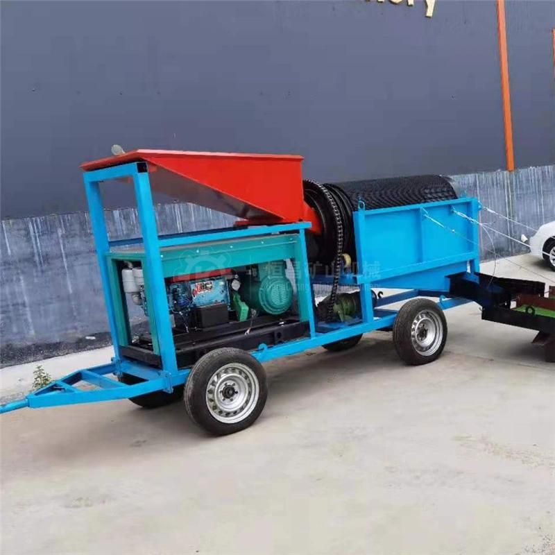 Gold Mining Machine Alluvial Washing Equipment Waste Trommel Screen for Sale