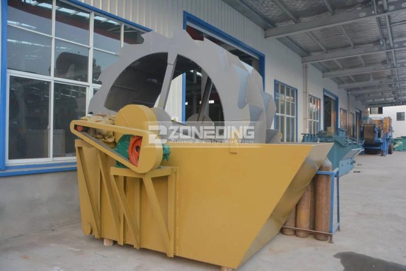 High Capacity Dual Wheel Sand Washing Machine with Dewatering System