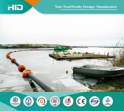 Amphibious Excavator Dredger Machine 600m3/H with Pontoons for Waterways Cleaning and Sand ...