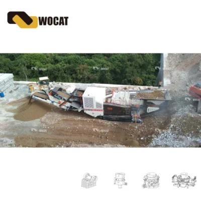 Concrete Construction Waste Mining Mobile Impact Crusher (SL35L)