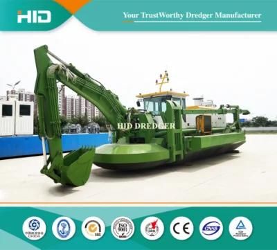 Full Hydraulic System Amphibious Dredger Self-Propelled Dredger for River/Lake Sand /Mud ...