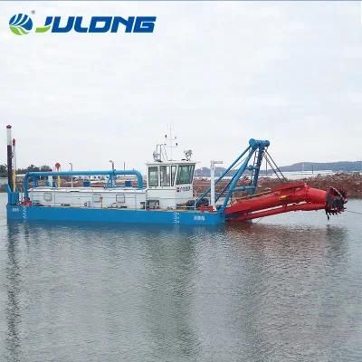 Julong Sand Dredging Cutter Suction Dredger Used on Water Areas