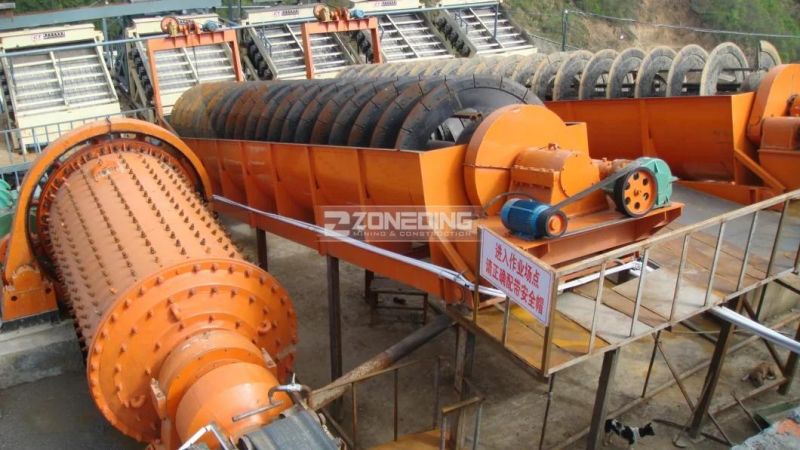 Complete River Sand Washing Plant Screw Classifier Spiral Sand Washer Machine for Sale