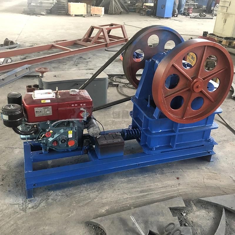 Small Scale Gold Ore Crushing Plant Portable Jaw Stone Crusher Granite Diesel Engine Rock Crusher