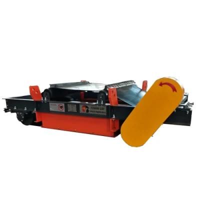 Overhead Suspension Magnets with Mobile Belt Conveyor Applications in Plastic Industry