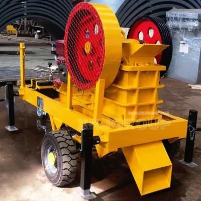 Mobile Diesel Engine Driving Stone and Rock Jaw Crusher