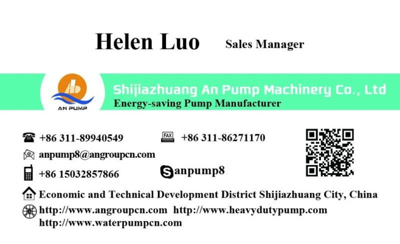 Horizontal Centrifugal Rriver Sand Suction Gravel Dredge Pump