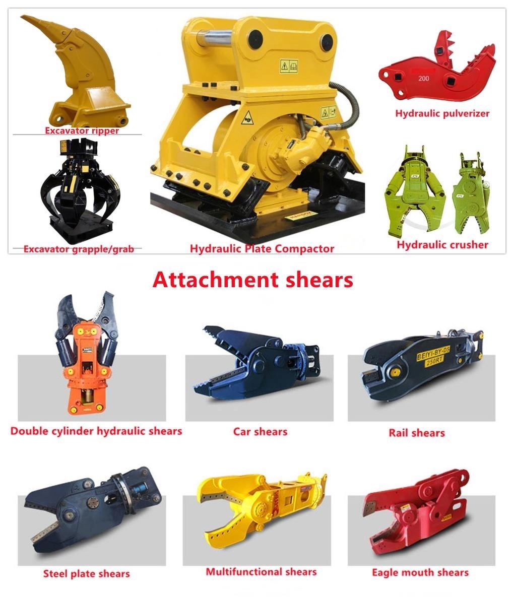 Automatic Rotation Concrete Construction Machinery 40t Excavator Hydraulic Crusher Shear