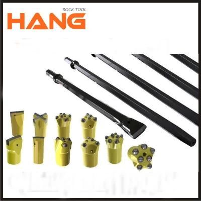 China High Quality Hex. 22*108 Carburized Tapered 11 Degree Drill Rod