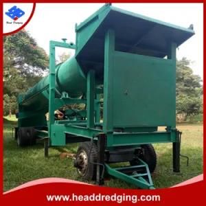 HD-T200 Portable Gold Mining Trommel Screening Equipment China Exporter