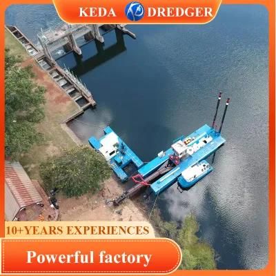 Keda Gold Dredge Sand Suction Dredger 6 Inch Cutter Suction Dredger Machine Sand Mining ...