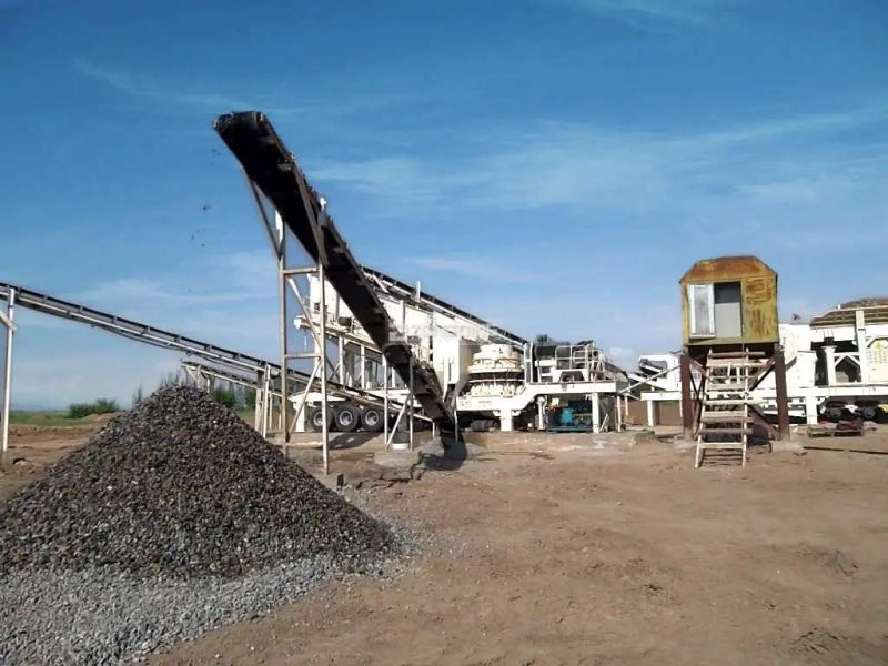 Construction Waste Crushing Station Mobile Hydraulic Stone Cone Crusher Plant