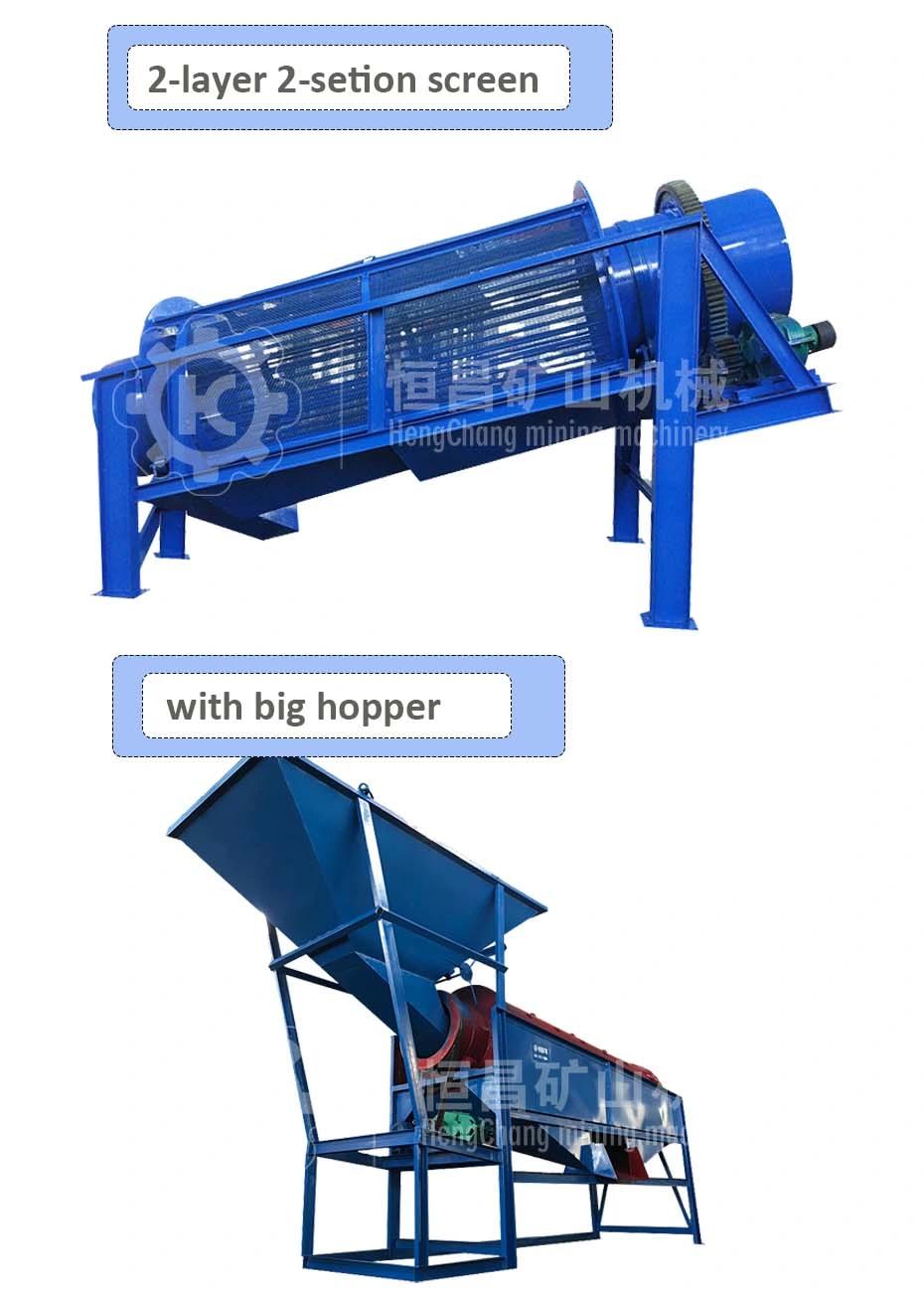 Portable Gold Mining Equipment Smallest Mobile Gold Washing Plant for Alluvial Gold