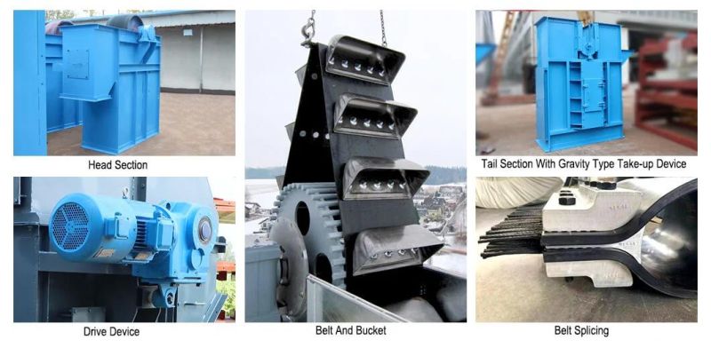 Wide Range of Belt Type Bucket Elevator Made in China