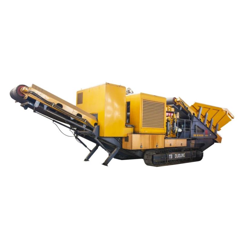 Duoling Small Portable Ganite / Rock Jaw Crushers for Sale with ISO Approval