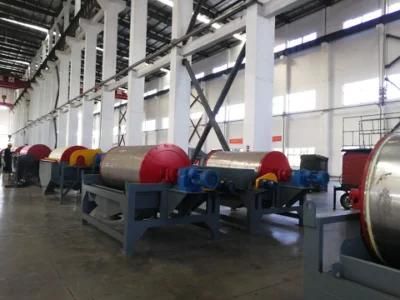 De-Slimming and Thickening Calcined Ore Double Drum Magnetic Separator