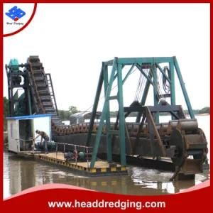 China Big Size Gold Mining Dredger/Diamond Mining Dredger/Sand Mining Dredger