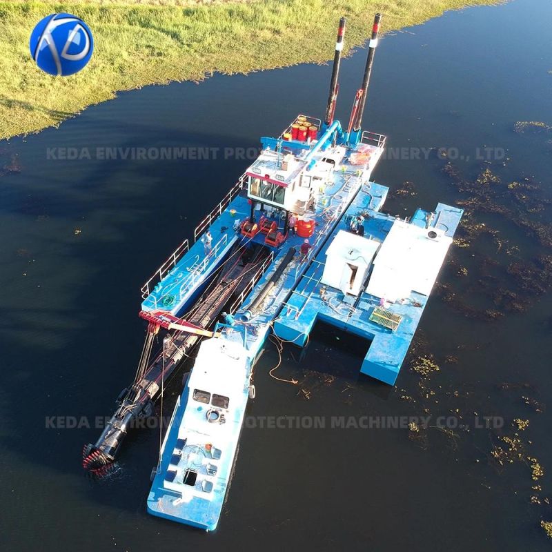 Qingzhou Keda Dredger Cutter Suction Dredger with Alloy Pump and Diesel Engine