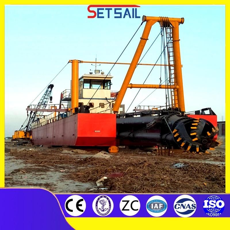 Shijiazhuang Solid Pump 12 Inch Cutter Suction Sand Dredger with Carriage