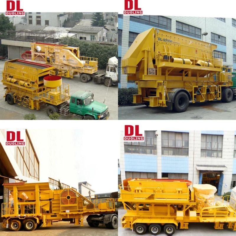 High Quality Mobile Stone Jaw/Cone Crusher Portable Rock Crusher Plant with ISO