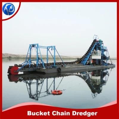 120 M3/H Capacity Chain Bucket Diamond Dredger / Gold Mining Ship for Sale