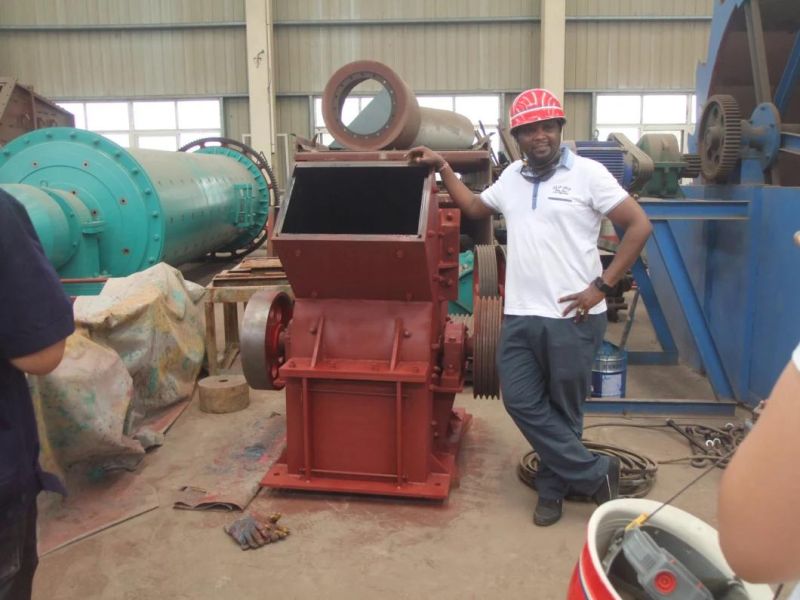 10-15tph Gold Ore Hammer Crusher for Sale Made in China PC600X400