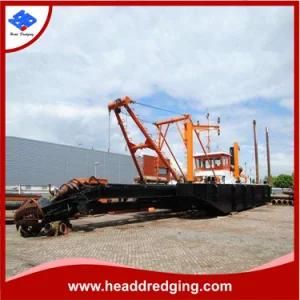 High Efficiency Cutter Head Dredge Boat River Sand Dredger for Sale