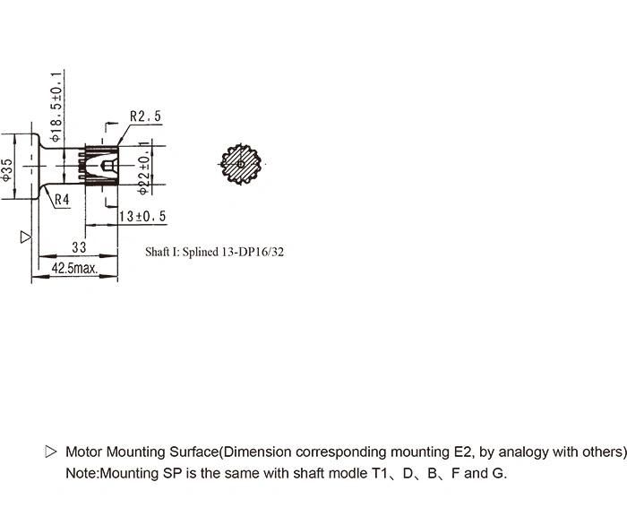 Oms315 / BMS315 / Ms315 Hydraulic Orbit Motor