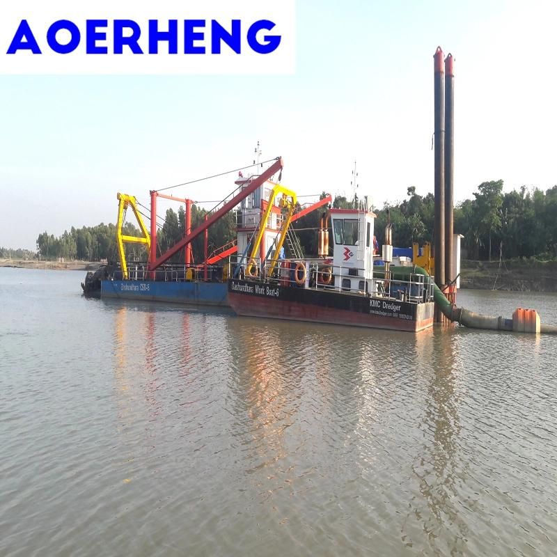 Siemens PLC Cutter Suction Dredging Ship with Hydraulic Motor