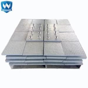Chromium Carbide Overlay Abrasion Resistant Steel Hardfacing Chute Liner