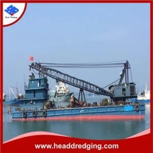 High Efficiency Chain Bucket Mining Sand Gold Dredger for Sale
