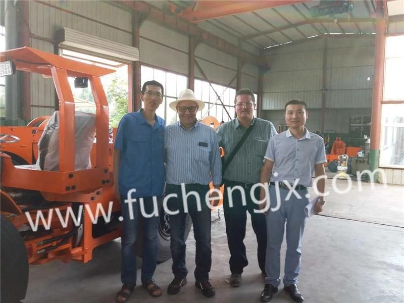 Wheel type 2 CBM underground LHD loader for mining with Deutz engine