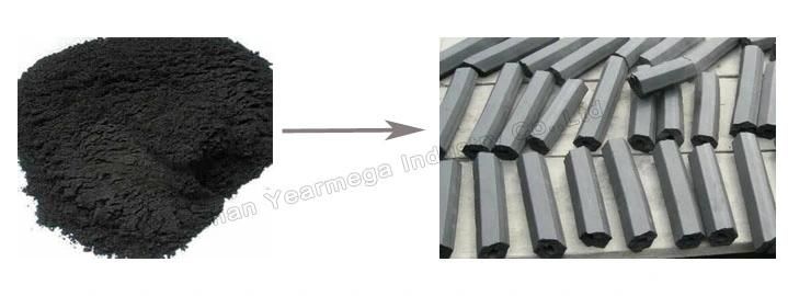 Good Performance Bar Shape Charcoal Briquette Extruder with Belt Cutter