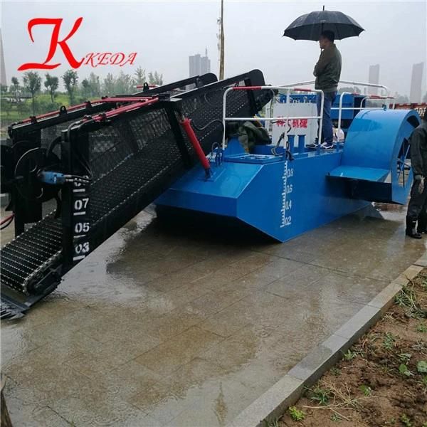 Keda Aquatic Weed Harvester/Rubbish Collecting Ship/Water Plants Cutting Machine for Sale