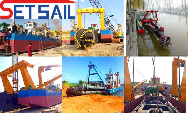 All Kinds Hydraulic Diesel Engine Cutter Suction Dredger for Sale