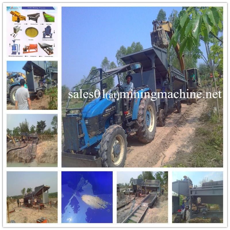 Mineral separator for Gold Alluvial Mining Process