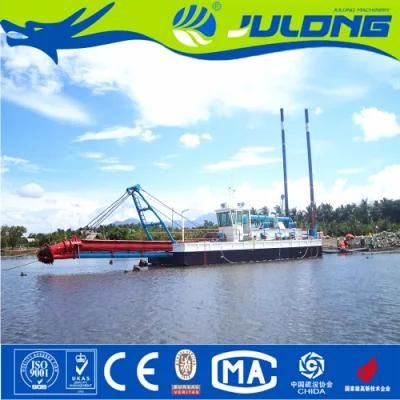China Julong Dredge/River Sand Cutter Suction Dredger with Dredge Pump for Sale