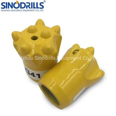 Sinodrills Underground Mining 41mm Drill Bit Taper Button Bit