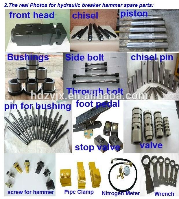 Soosan Drill Rod Excavator Parts Tool Chisels for Hydraulic Rock Breaker