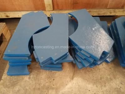 Upper and Lower Wear Plate CV129 CV217 for VSI Cone Crusher Machinery