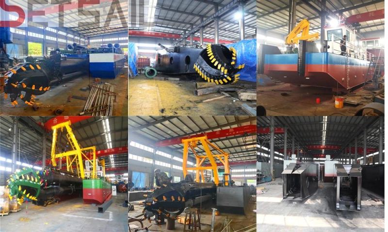 Water Flow 7500m3 Hydraulic Pump Cutter Suction Dredger for Malaysia