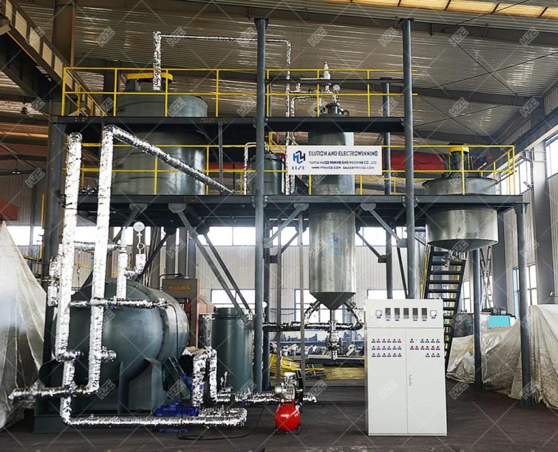 High Efficiency Closed Circuit Elution and Electrowinning Plant for Gold