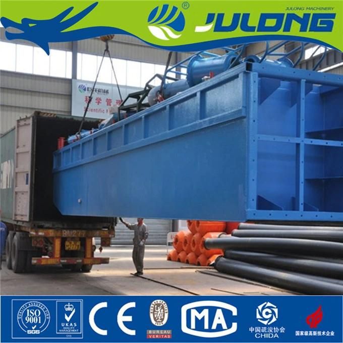 8 Inch Sand Suction Dredger Machine Used for Marine Port Maintenance