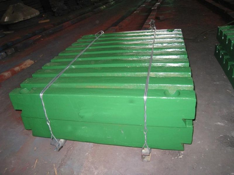 Steel Casting Swing Tooth Jaw Plate for Jaw Crusher