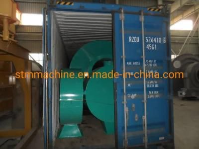 High Efficiency Asphalt Ore Concentrate Sawdust Pipe Three Rotary Drum Dryer for Gypsum