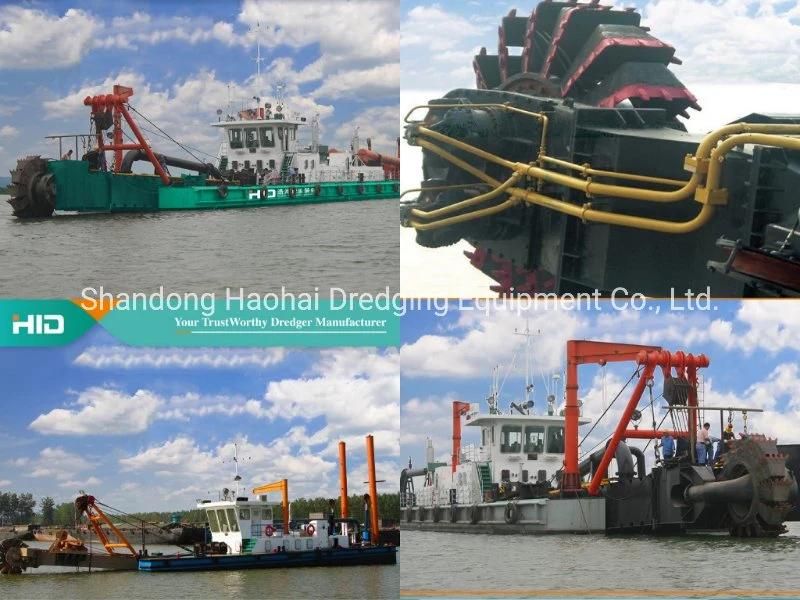 China Dredging Equipment Manufacture Widely Used Hydraulic Wheel Bucket Sand/Mud Suction Dredger